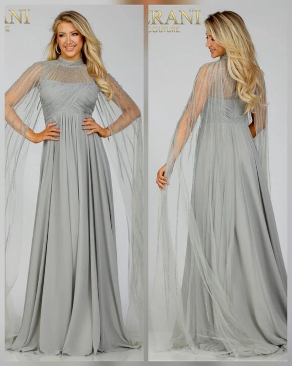 Terani Couture Dresses & Skirts - Terani Couture - Cape Sleeve Dress